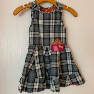 Oilily plaid dress size 4 Oilily size 104